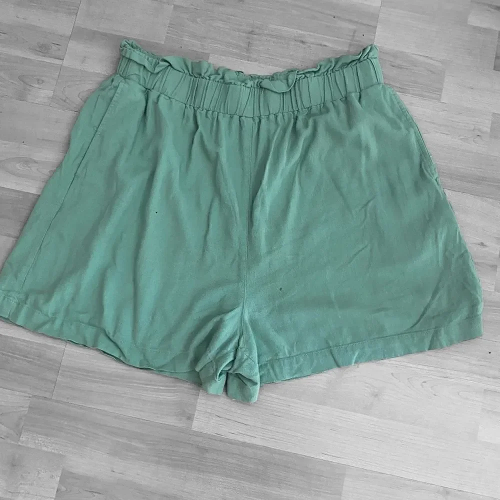 Thakoon Linen Shorts Elastic Waist Size 14